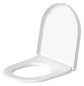 Duravit WC-Sitz Starck 3 ohne Absenkautomatik, Scharniere Edelstahl, weiß