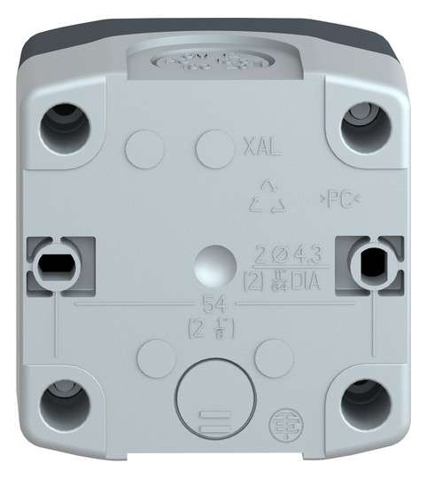 Aufbaugehäuse Kst 1f Ø22,5mm IP54 68x68x53mm