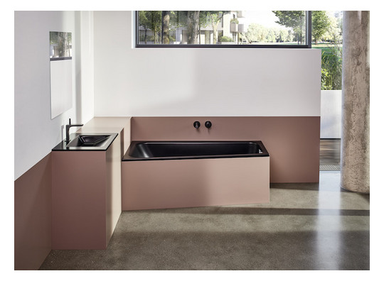Badewanne BetteSpace S-1140 170x75x42cm, Ecke rechts, ebony