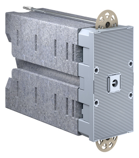 Geräteträger WD 240-310mm Kst 220x110mm Mit Füll-Dämmstoffen