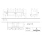 V&B Waschtischunterschrank Collaro 140x54,8x50cm, Waschtisch mittig, glossy white