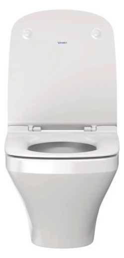 Duravit WC-Sitz DuraStyle ohne Absenkautomatik, Scharniere Edelstahl, weiß