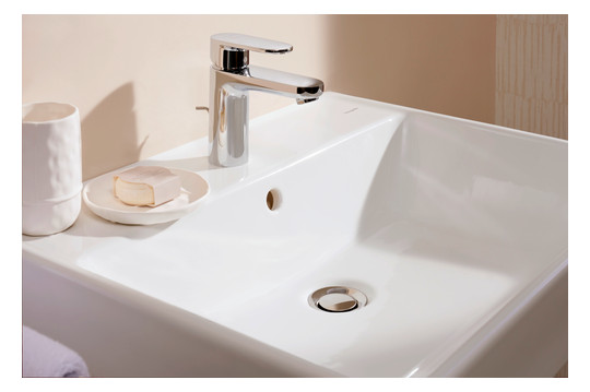hansgrohe Waschtisch Xanuia Q 600x480mm, mit Hahnloch/Überlauf, weiß