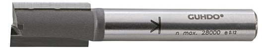 GUHDO-HW-Nutfräser Z2 mit Bohrschneide und...