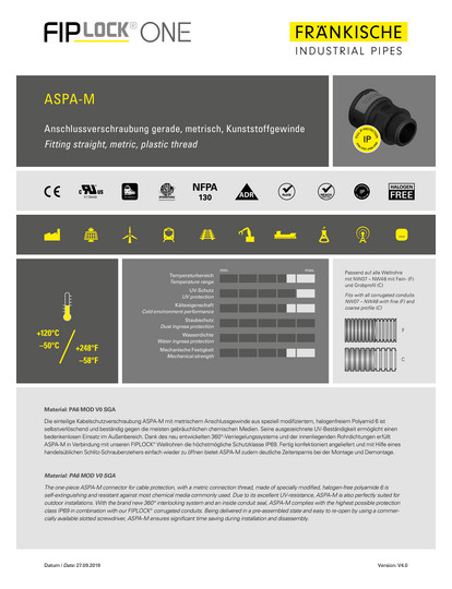 Fränkische ASPA-36M40PB 4890307400 
