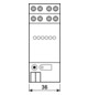 Binäreingang KNX REG 2TE LED 6f m.LED-Anz