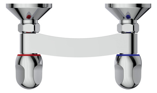 Ideal-Standard Brause-Zweigriff-Armatur Alpha AP, DN 15, verchromt