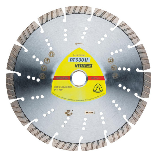 KLINGSPOR-Diamant-Trennscheibe DT900U - 230x22,23mm