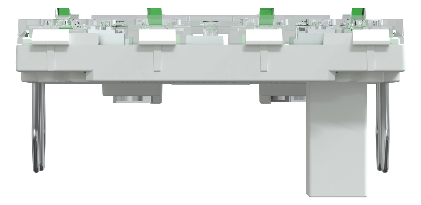 Bedienelement 1f ws f.Dimmeins m.LED-Anz Geeignet für Dimmeinsatz