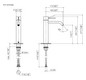 Dornbracht Einhandmischer META SLIM ohne Ablaufgarnitur, erhöhter Standfuß, Ausladung 165mm, chrom