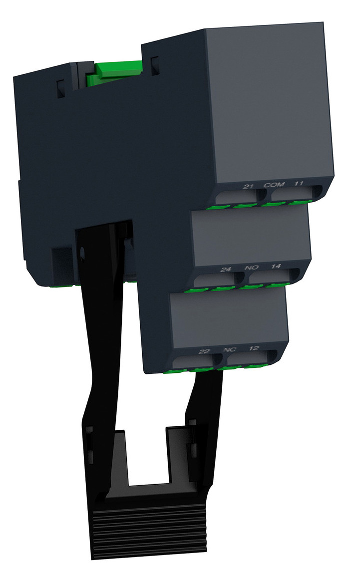 Relaissockel Federzug TS35 8Pins abn.Klemm Hutschiene TH35 16x67x98mm