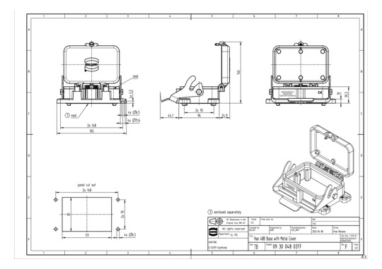 HART Anbaugehäuse            09300480317 