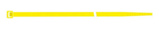 SapiSelco-Kabelbinder, Nylon, gelb - 2,5x100mm ( 100...