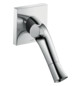 hansgrohe Fertigmontageset Axor Starck Organic UP-2-Griff-Waschtisch-Armatur, Auslauf 187mm, chrom