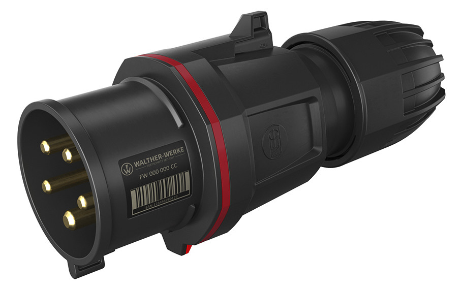 Phasenwender 5p 32A IP54 400V/rt 6h Schraubkl Kst Knickschutztülle