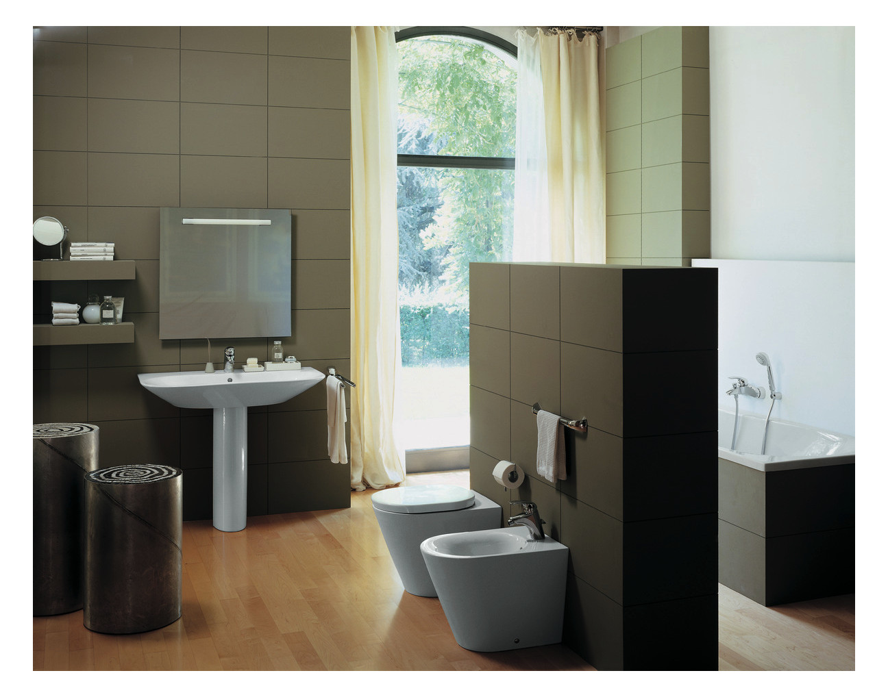 Ideal-Standard WC-Sitz Tonic mit Sitzpuffer und Scharniersatz, Softclosing