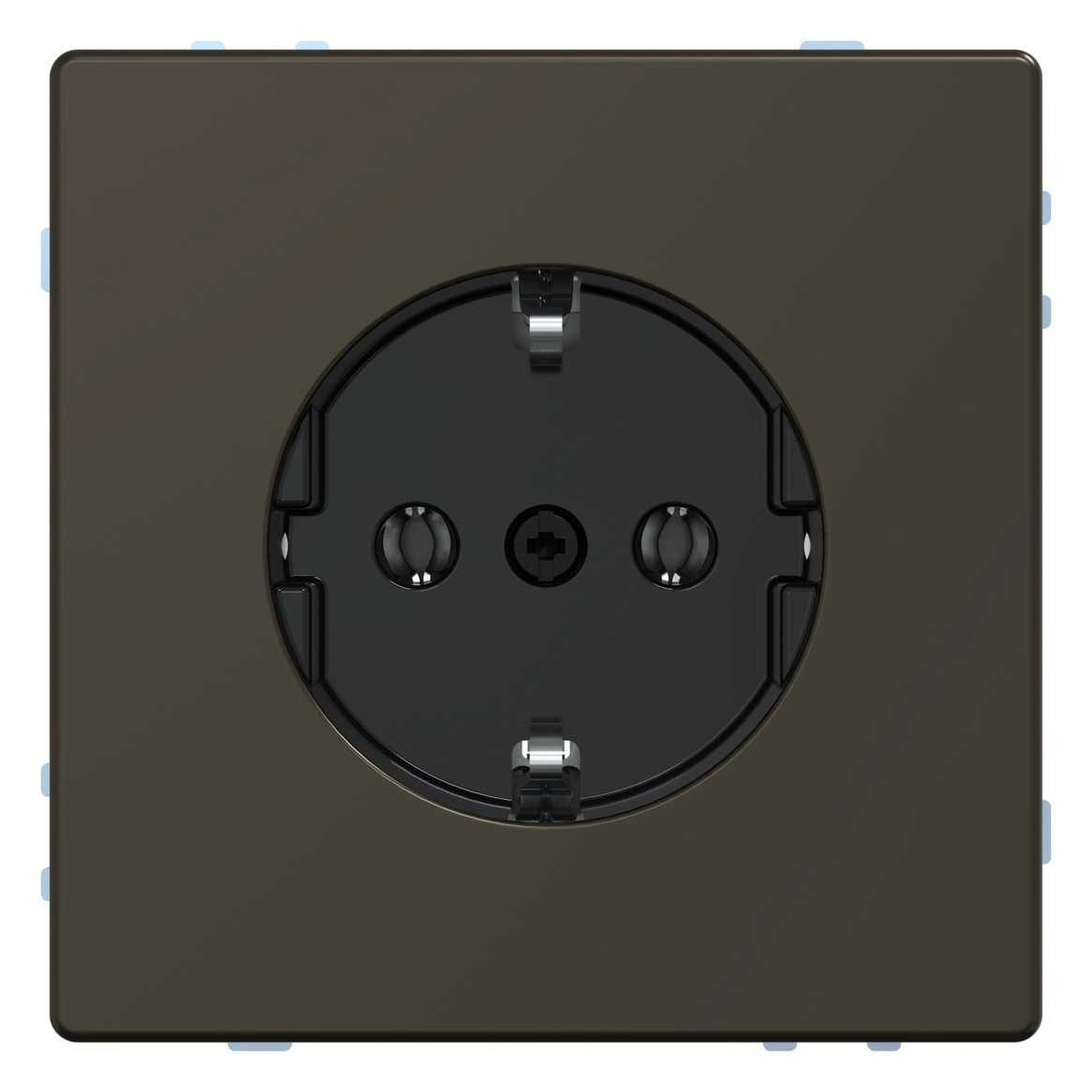 Steckdose 1f mokka glz System Design UP IP20