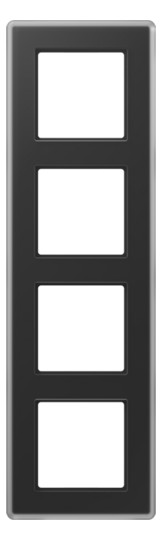 Jung AV584GLMSW Glasrahmen AV 584 GLM SW 