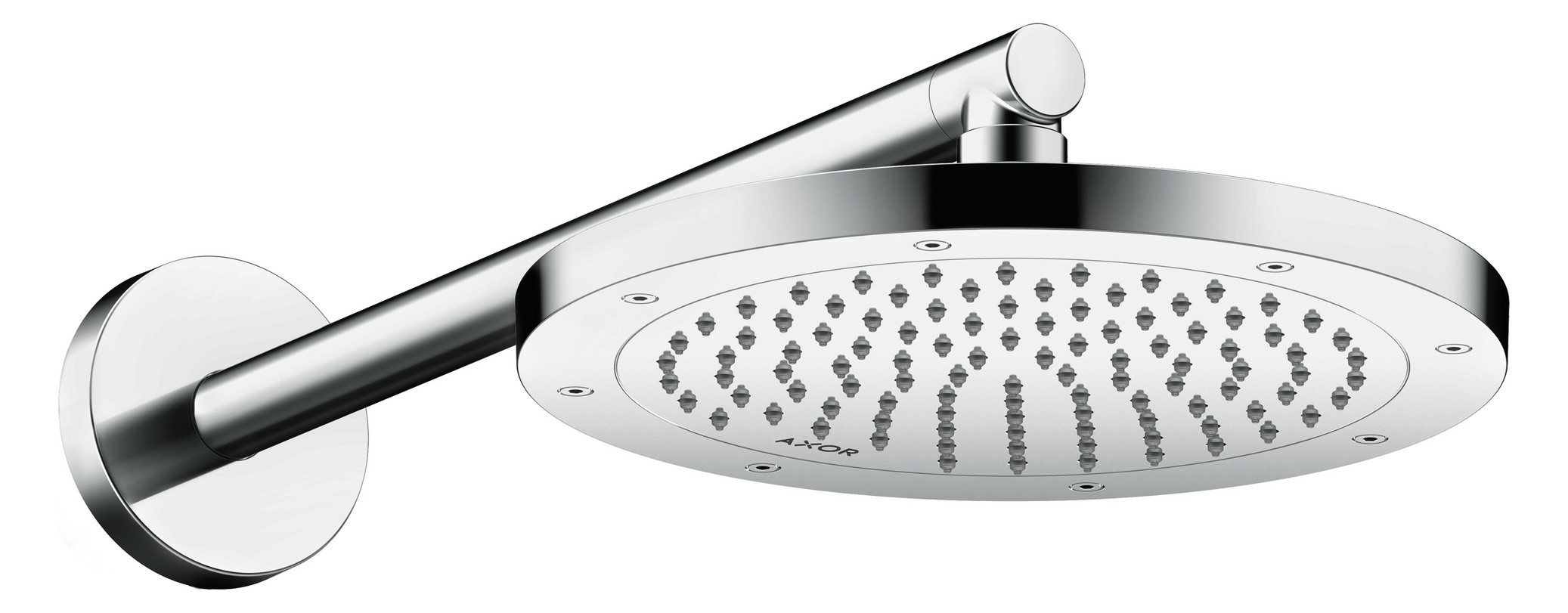 hansgrohe Kopfbrause EcoSmart plus Axor Decken- oder Wandmontage, 245mm, 1jet, chrom