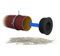 Crassus Kombiadapter CKA 150-125/110 mm, 0,5 bar