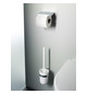 EMCO WC-Bürstengarnitur Polo chrom, Kristallglas satiniert, Stiel chrom
