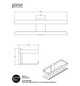 Giese Duschkorb Newport mit Halter für Rasierer, 260x96x80mm, verchromt