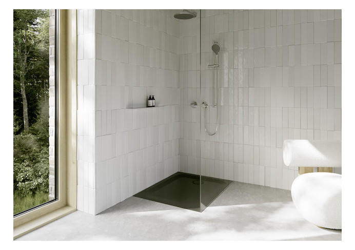 Duschwanne BetteUltra 1660 100x90x2,5cm, anthracite