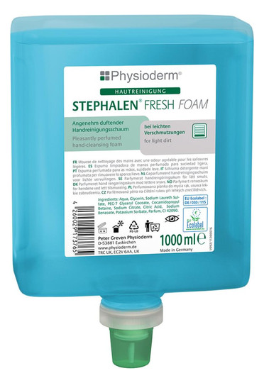 Physioderm-Handreinigungsschum Stephalen Fresh Foam - 1000ml