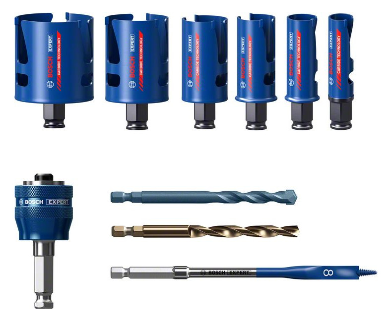 Bild Lochsägenset Electrician 10 teilig 20-64mm Construction Material EXPERT Bosch-3