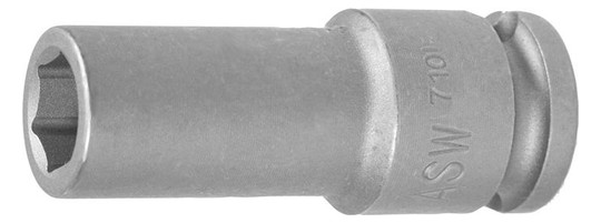 ASW-Kraft-Steckschlüssel-Einsatz, lang 3/8 - SW10