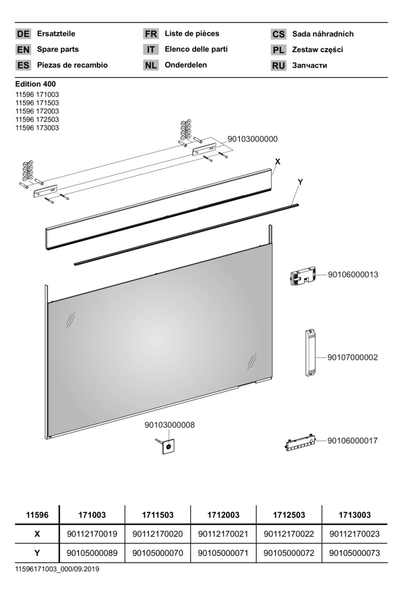 KEUCO Lichtspiegel Edition 400 DALI 1760 x 650 x 33 mm, 32 Watt, silber-gebeizt-eloxiert, Lichtfarbe einstellbar