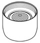 GROHE Mousseur 13928 Durchflussklasse A 15l/min 3 bar Kalkschutz M22x1 mattchrom