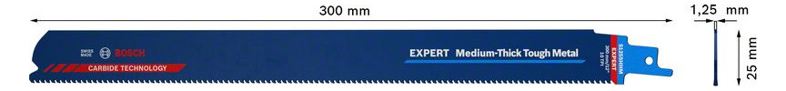 Bild Säbelsägeblatt Expert S 1255 HHM Pack a 1 St Bosch-2