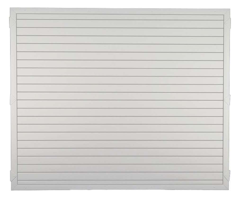 Bild LIGHTLINE KS-Zaunelement 180 x 150 cm Fü llung / Rahmen WEISS - n.a.-0