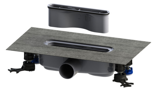 Kaldewei Ablaufgarnitur FlowDrain Mod 4203 horizontal, regular