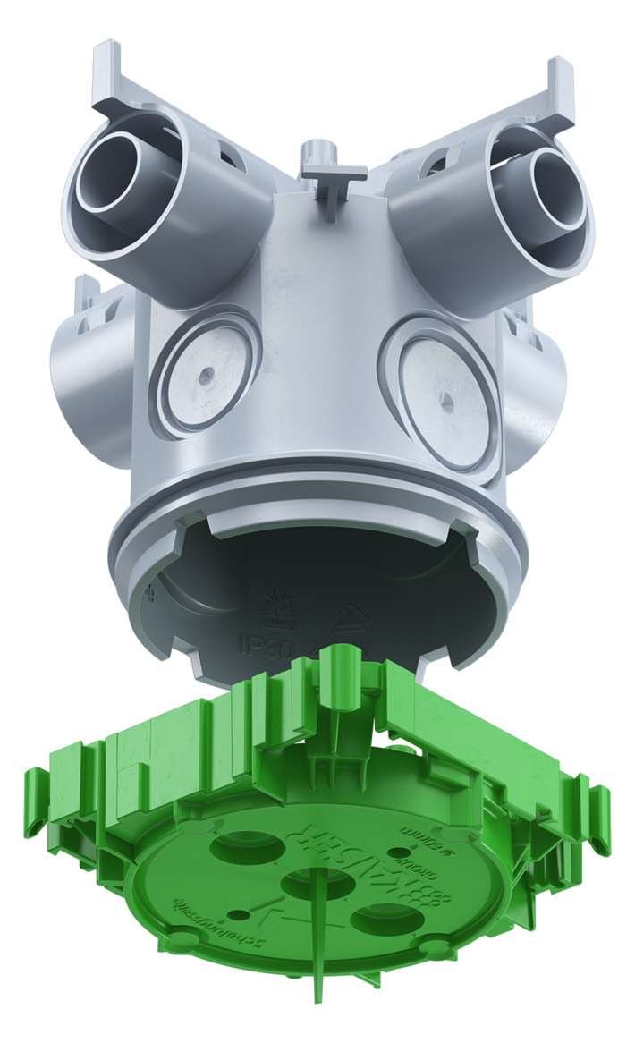 Verbindungsdose Beton Ø60x99mm Kst IP3X rnd