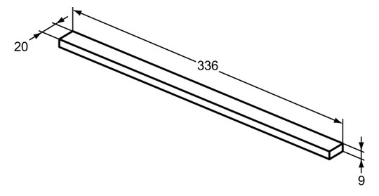 Ideal-Standard Möbelwaschtisch-Paket i.life A 64x46x64,5cm, 1 Hahnloch, Griff Chrom gebürstet, Eiche natur