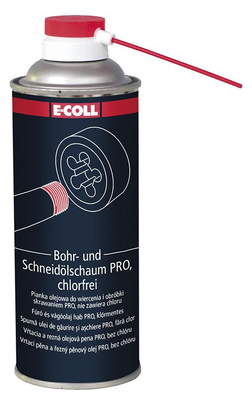 Bild Hochleistungs-Bohr-und Schneidölschaum c hlorfrei PRO 400ml E-COLL EE-0
