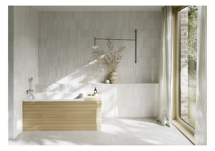 Badewanne BetteStep 1060 118x73x42cm, edelweiß