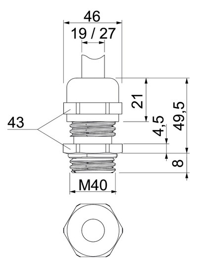 OBO V-TEC VM40 EMV Kabelverschraubung 