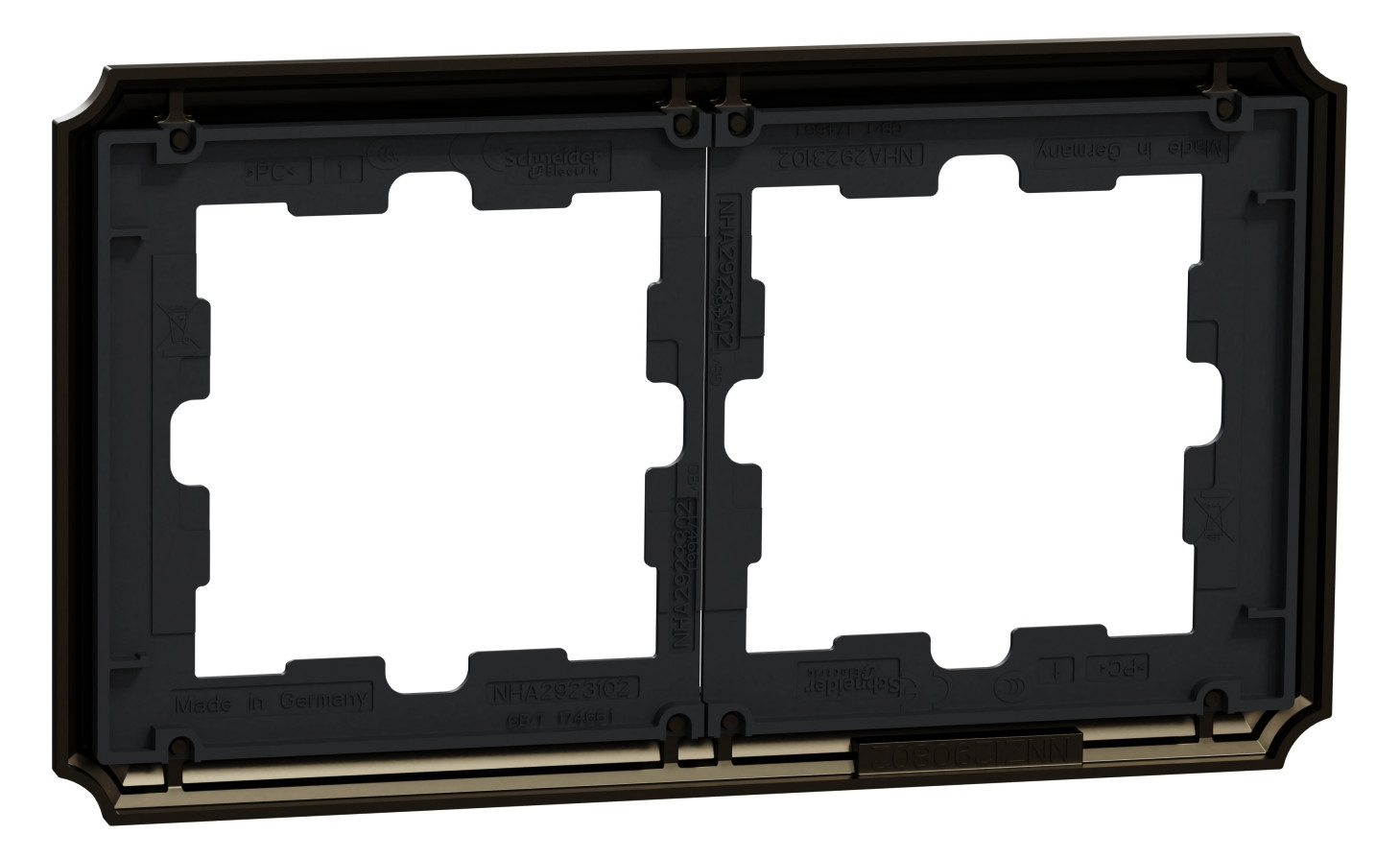 Rahmen 2f mokka glz Metall Edst