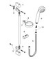 hansgrohe Brause-Set Crometta 85 Vario 959 mm Brausestange, chrom