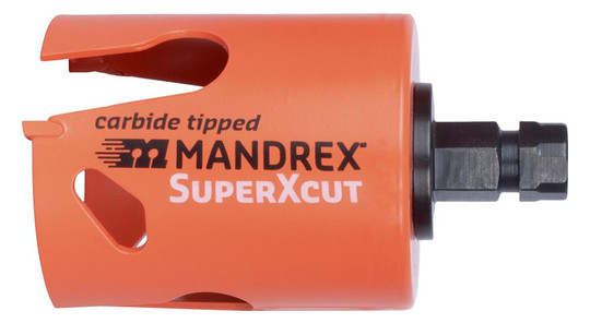 MANDREX-Mehrzweck-HM-Lochsäge SuperXcut - 70x60mm