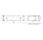 Montageplatte Verteiler ST pulverbesch 147x606mm