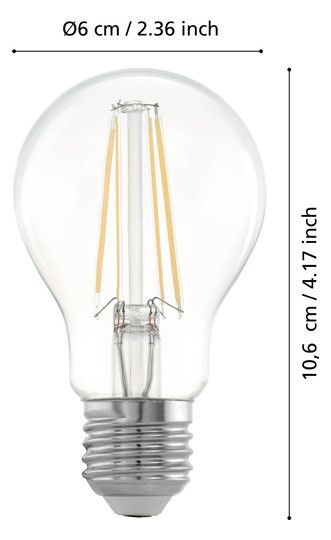 EGLO Leuchtmittel E27-LED A60 7W  110179 