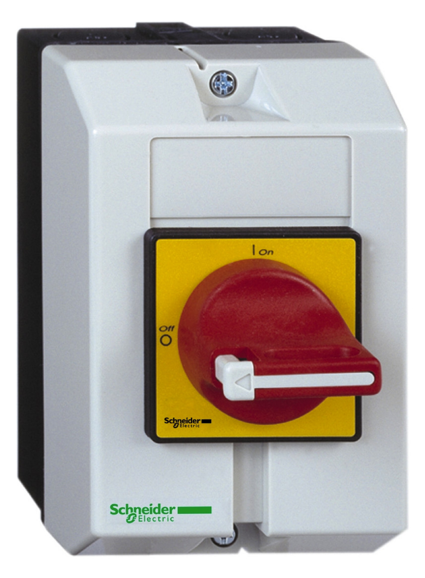 Hauptschalter 20A 3p IP65 m.Geh NOT-AUS Komplettger_im_Geh 7,5kW/AC