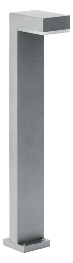 LED-Pollerleuchte 10W IP54 3000K 900lm si Alu 1LED Kst_opal
