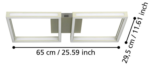 EGLO LED-Deckenleuchte 650x300     99785 