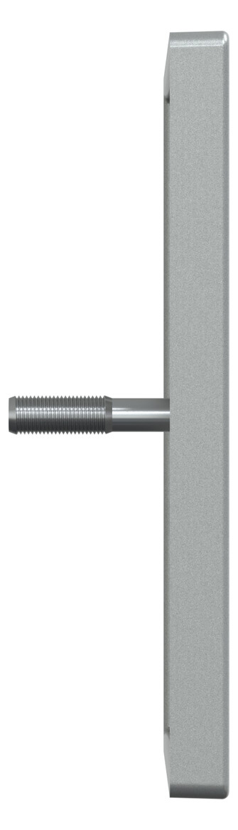 Zentralplatte Sat/TV/Radi System M alu Schraubbef 4f