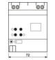 Schnittstelle DALI KNX REG 110-240V LED 4TE m.LED-Anz IP20